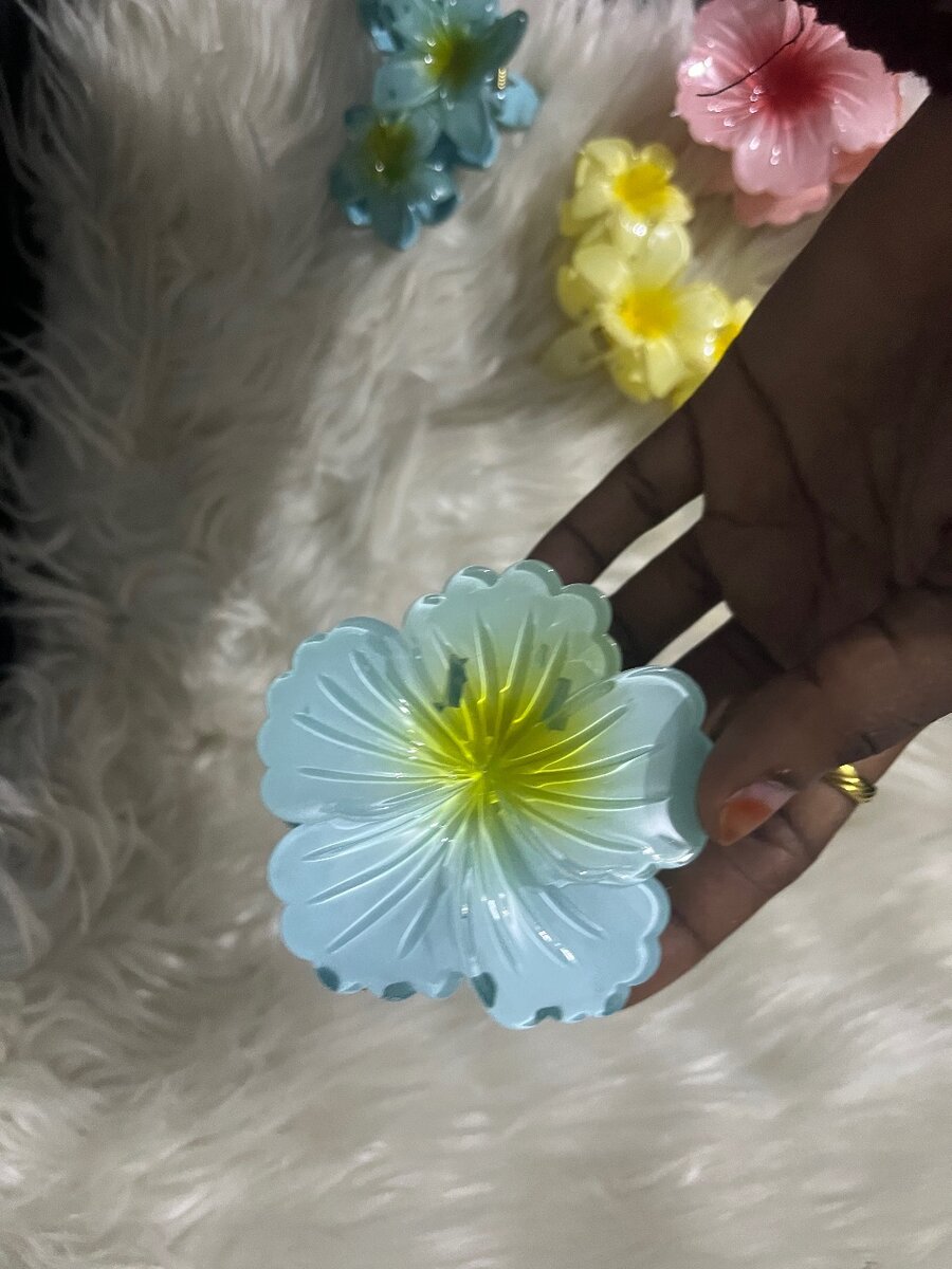 Clips ( pince, barrette )fleur