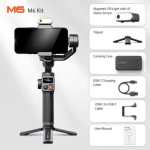 Hohem iSteady M6 Kit with AI Magnetic Tracking Part Mobile Gimabl