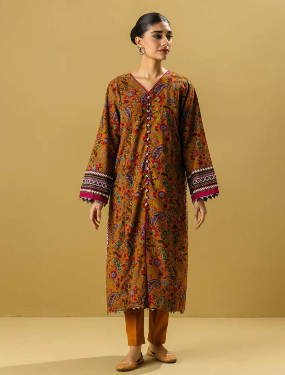 Morbagh 2pc unstitch khaddar suit