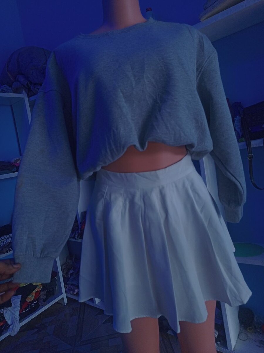 Skirts and crop tops