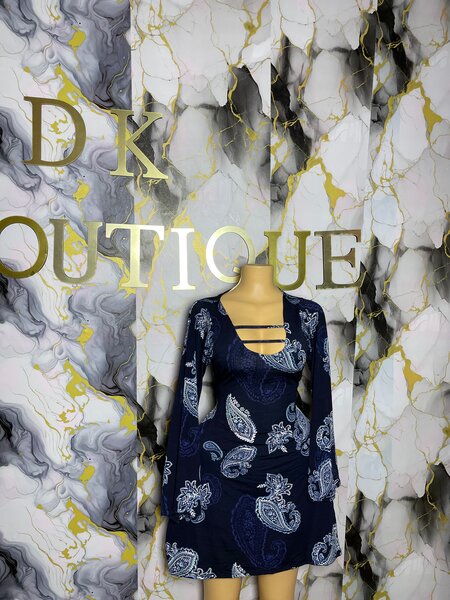 Robe Mini Évasée Imprimée