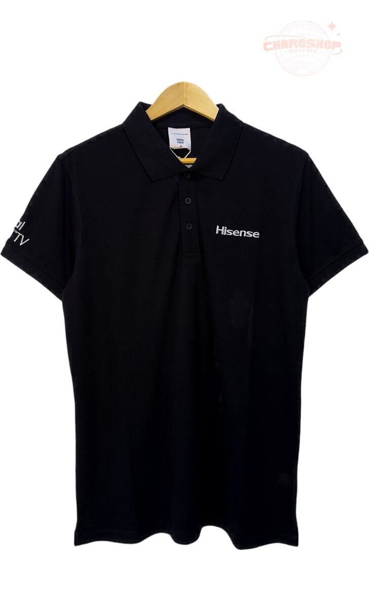 Polo Hisense Homme Noir
