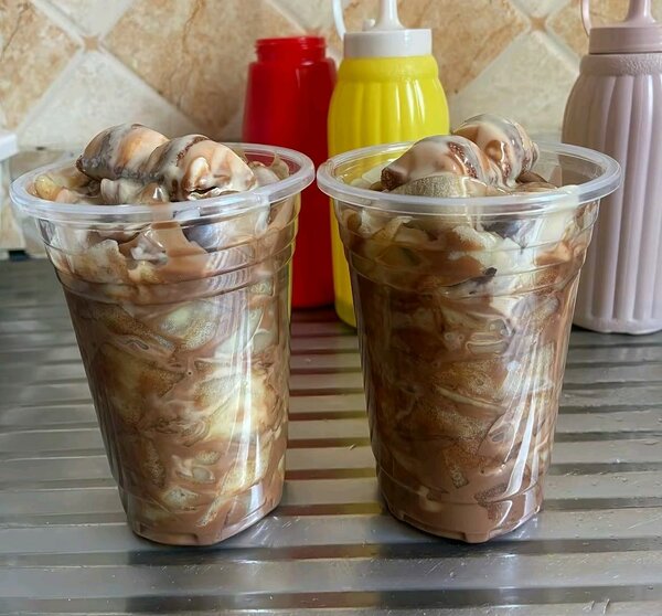 Fettuccine de crêpe chocolat