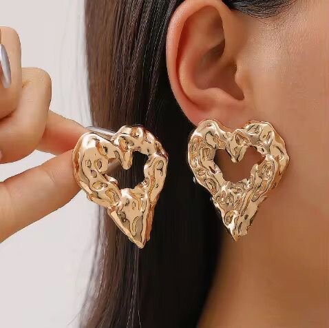 Boucles d'oreilles plaqué or élégantes