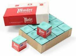 Billiards cue master chalks