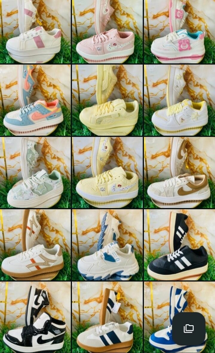 Baskets tendance unisexes