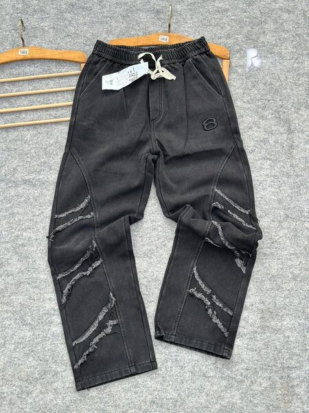 Pantalons garçon tendance noirs