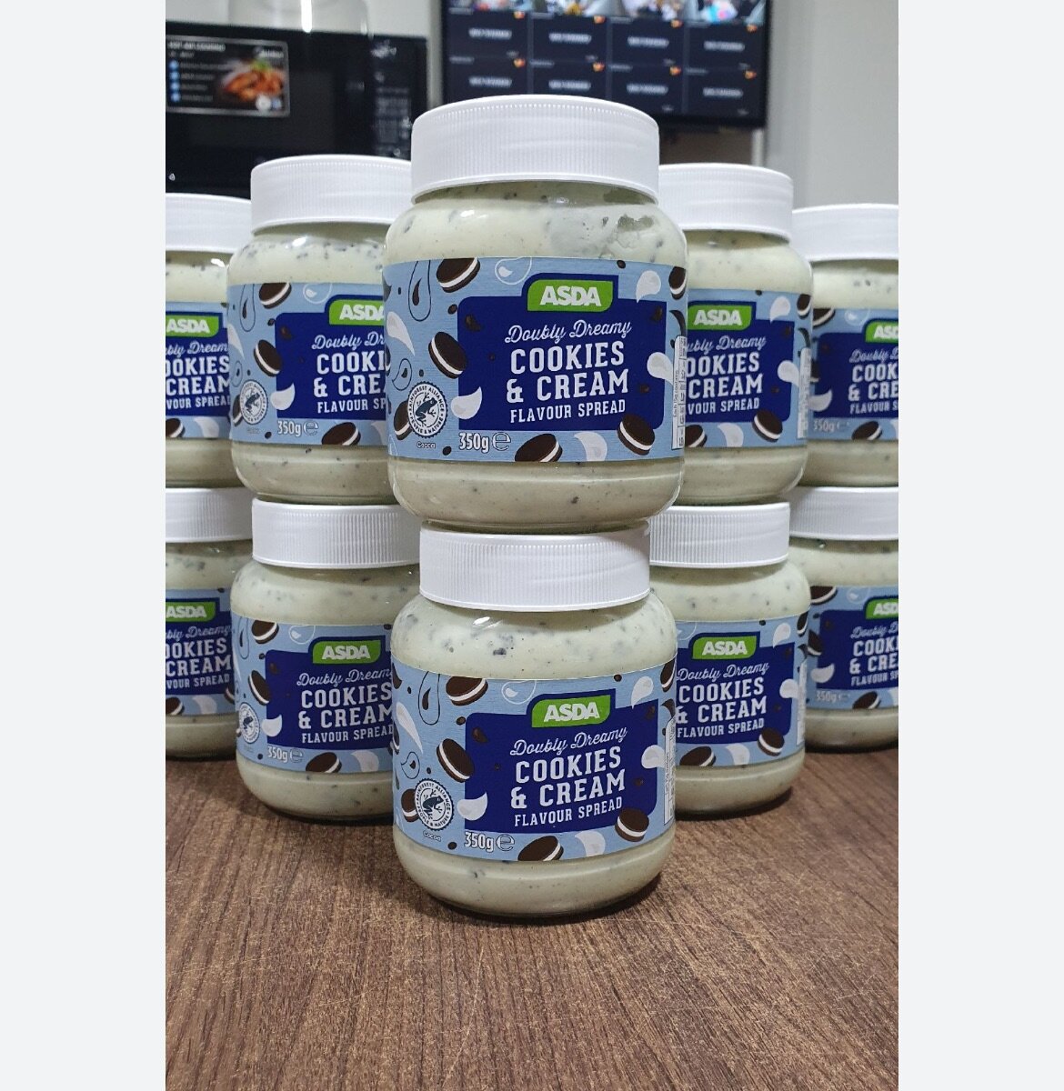 Asda cookies and cream spread
