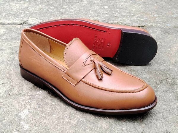 Mocassins élégants en cuir