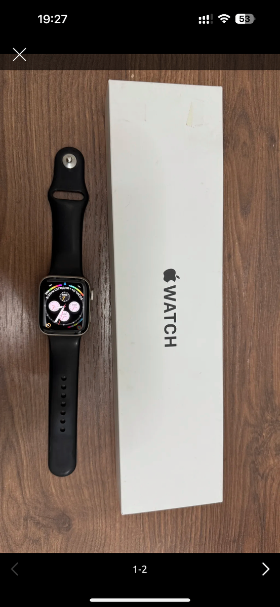 Аpple watch SE 44mm starlight