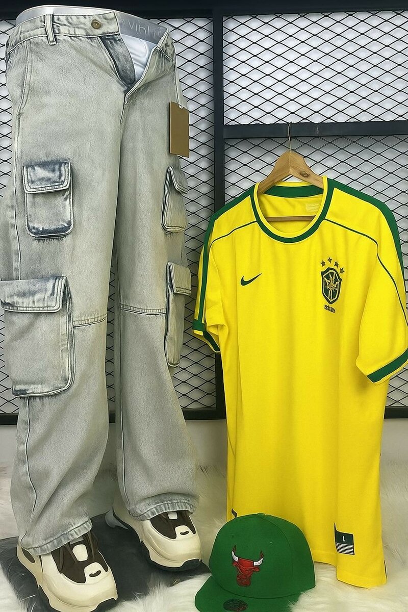 T-shirt de football Brésil