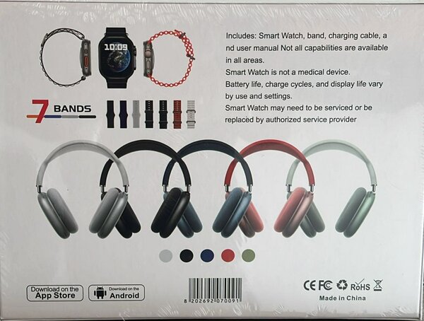 Montre et casque P9 Ultra2