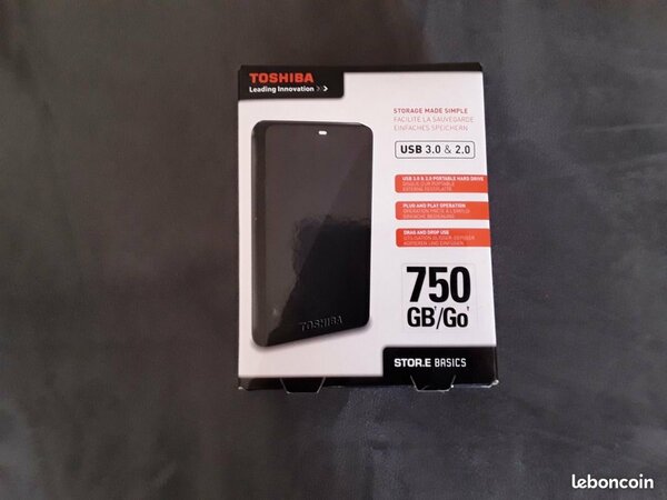 Disque Externe Toshiba 700Go