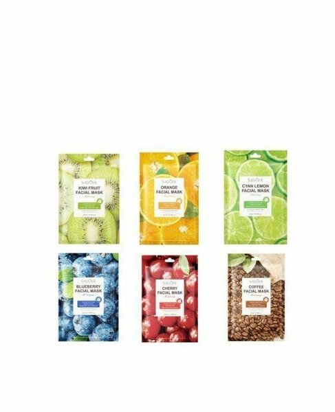 6 pièces de face mask