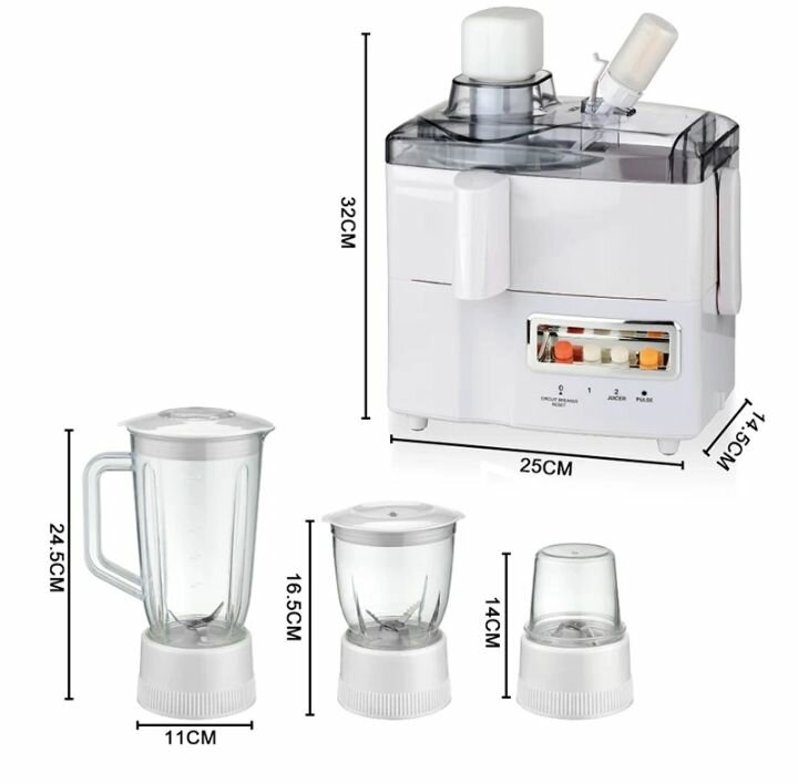Four-in-one Juice Extractor & Food processor