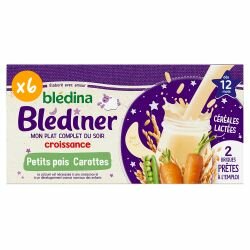 Blediner petits pois carottes dès 12 mois