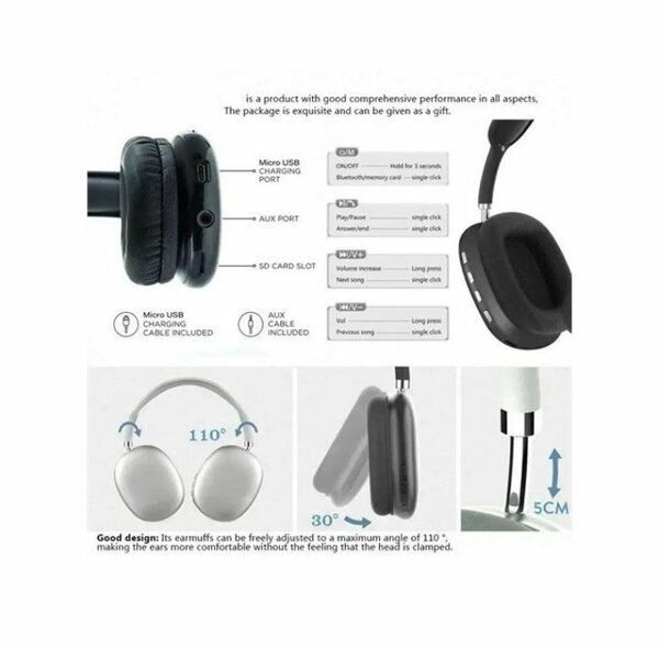 Casque Audio Sans Fil Confortable