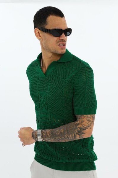 Polo en tricot pour homme