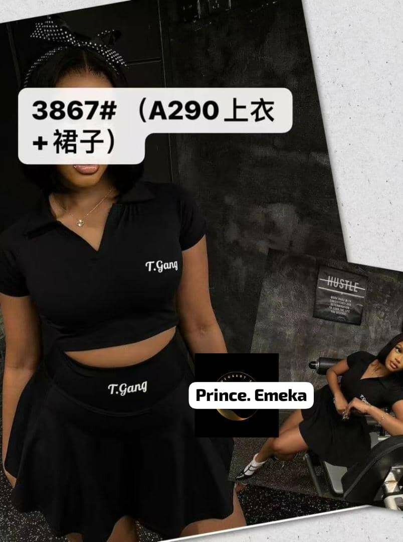 Ensemble de Jupe et Crop Top