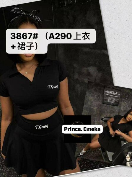 Ensemble de Jupe et Crop Top