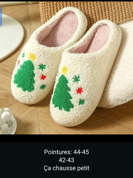 Pantoufles de Noël douces