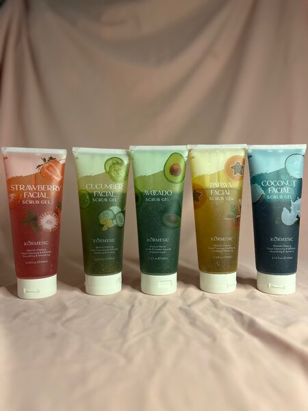 Gels gommants pour le visage