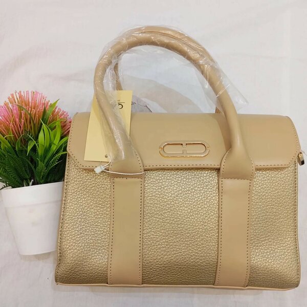 Gold handbag