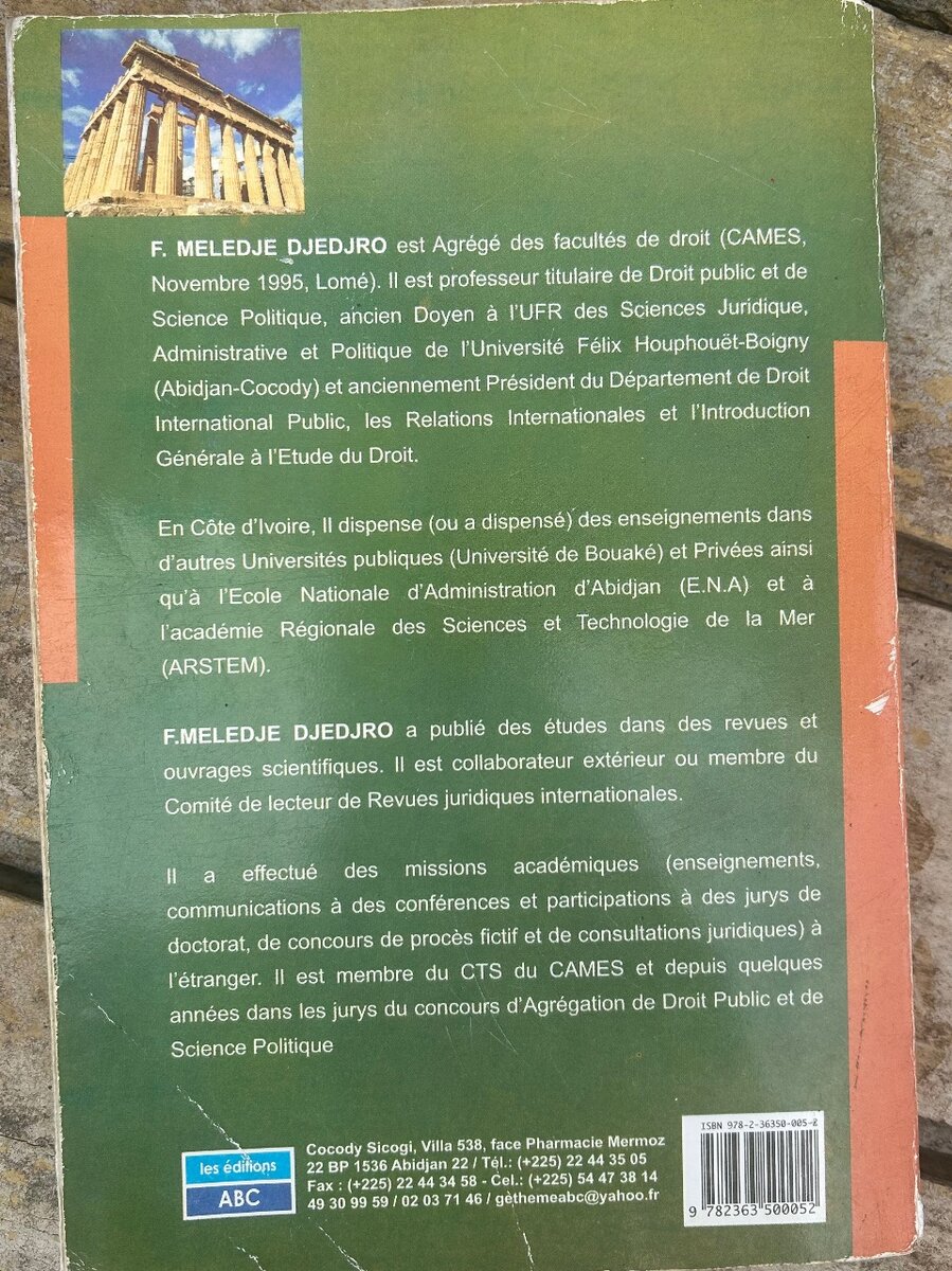 Droit Constitutionnel Tome I