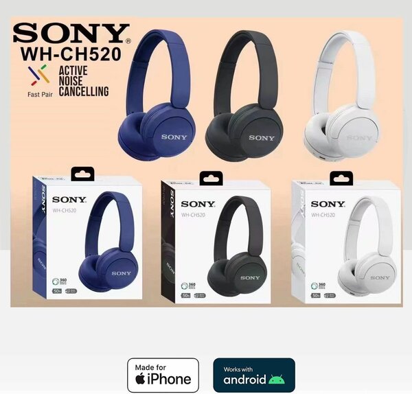 Sony WH-CH520 Casque Sans Fil