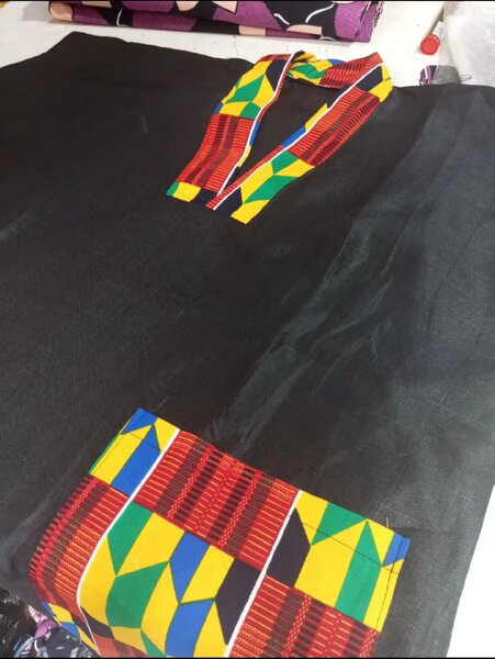 Haut africain colorée