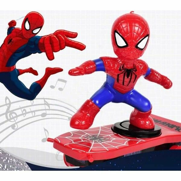 Jouet musical Spider-Man sur planche