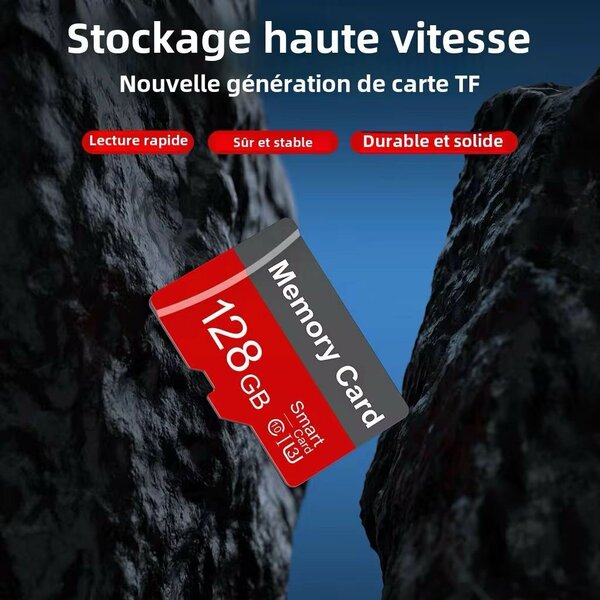 Carte Mémoire SD 128 Go  Haut