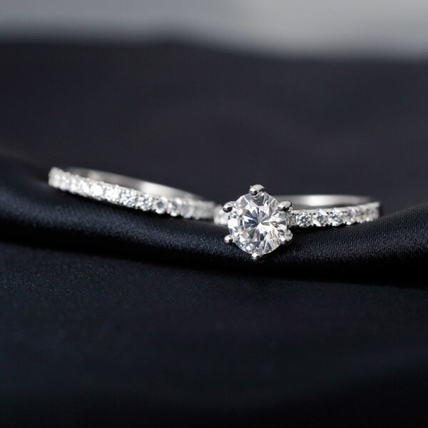 S925 Silver Wedding Ring- Free Delivery