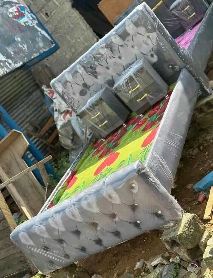 Lit rembourré luxueux