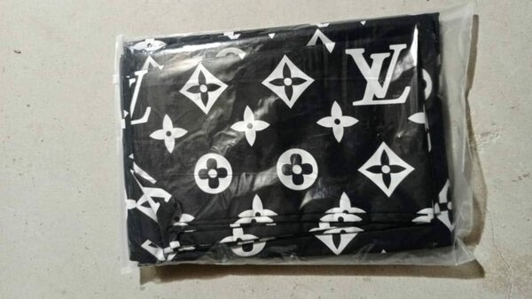 100% cotton sheets with print. Double size 