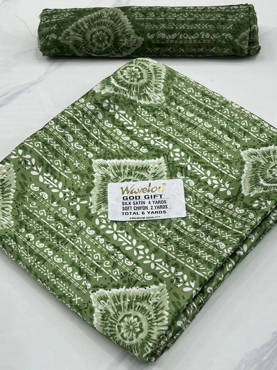 Wavelon Tissus Satin 6 Yards