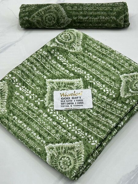 Wavelon Tissus Satin 6 Yards