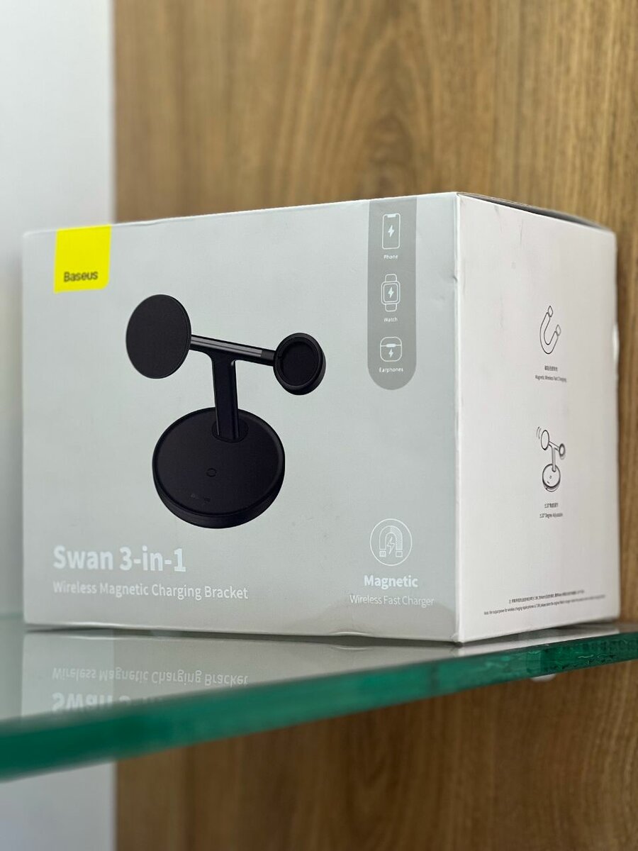 Baseus Swan 3-in-1 Wireless Magnetic Charging Bracket 20W