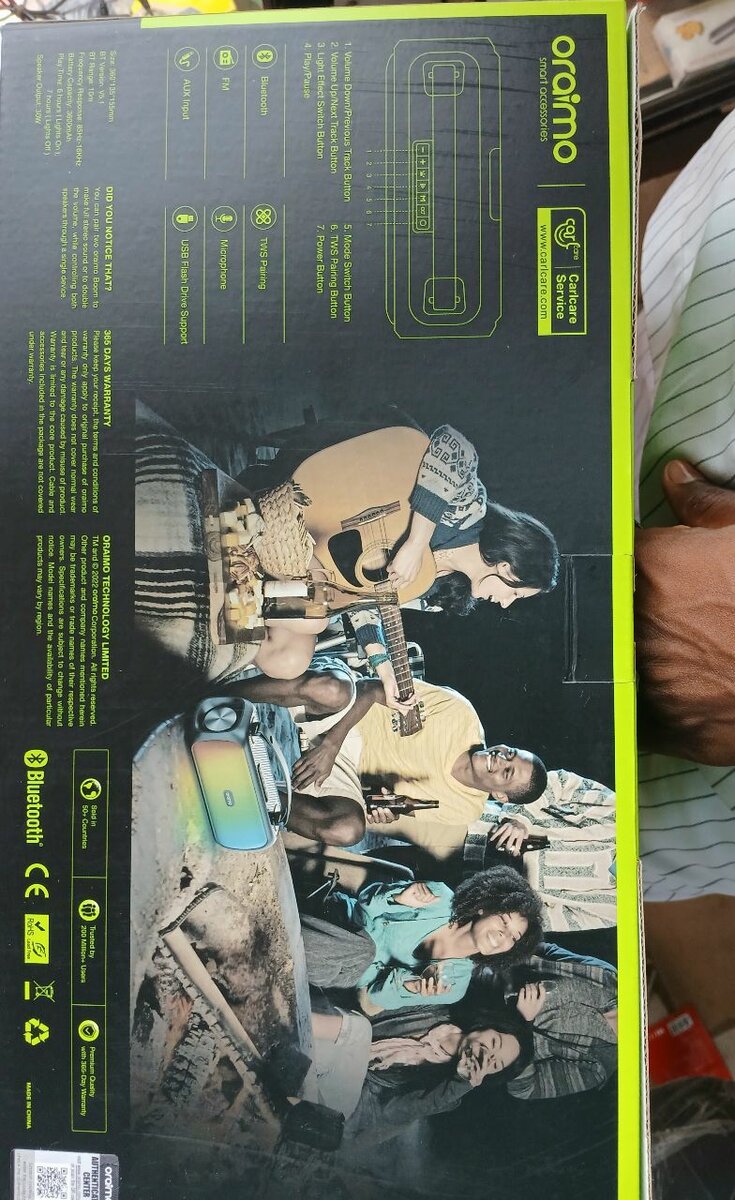 Haut-parleur Oraimo Bass Boost