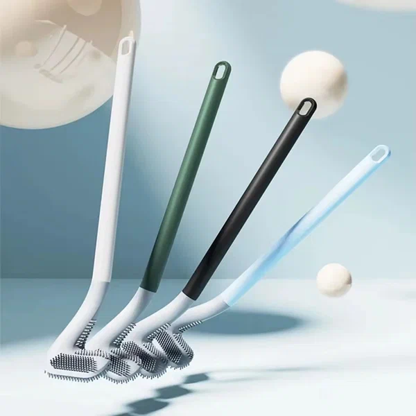 Brosse WC en silicone flexible