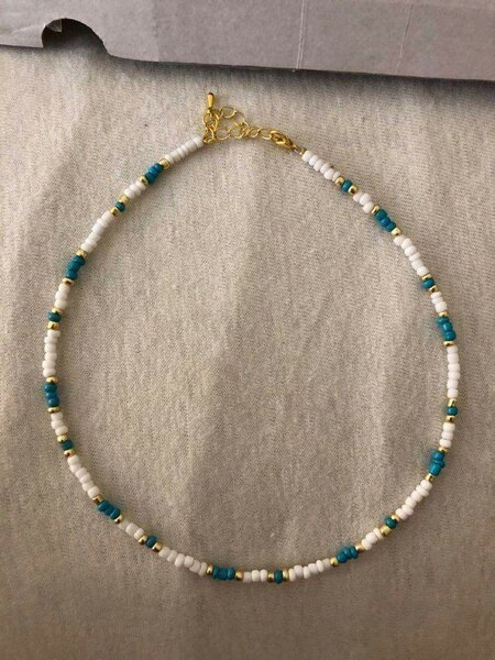 Collier perles bohème coloré
