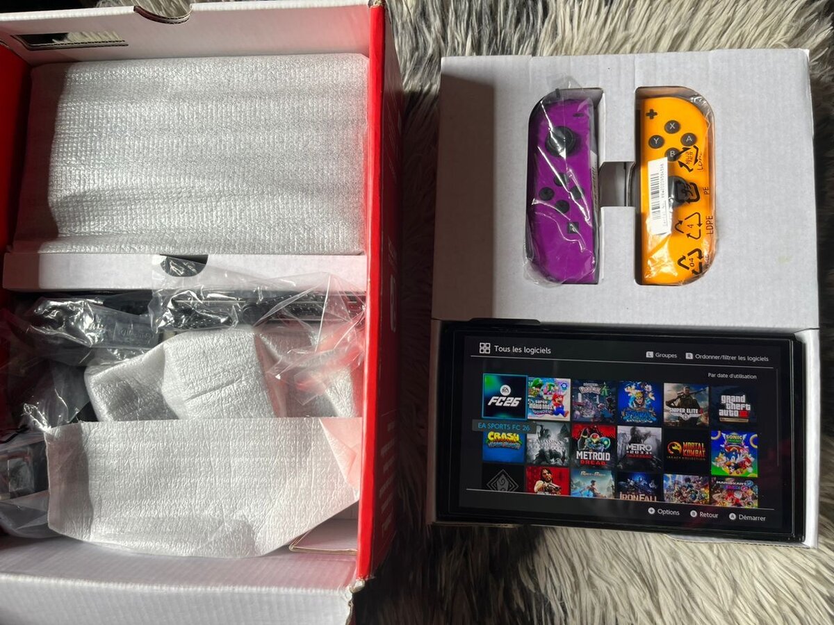 NINTENDO SWITCH OLED+ 15 jeux