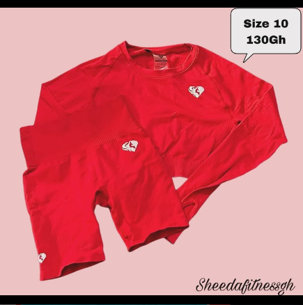 sports top and shorts