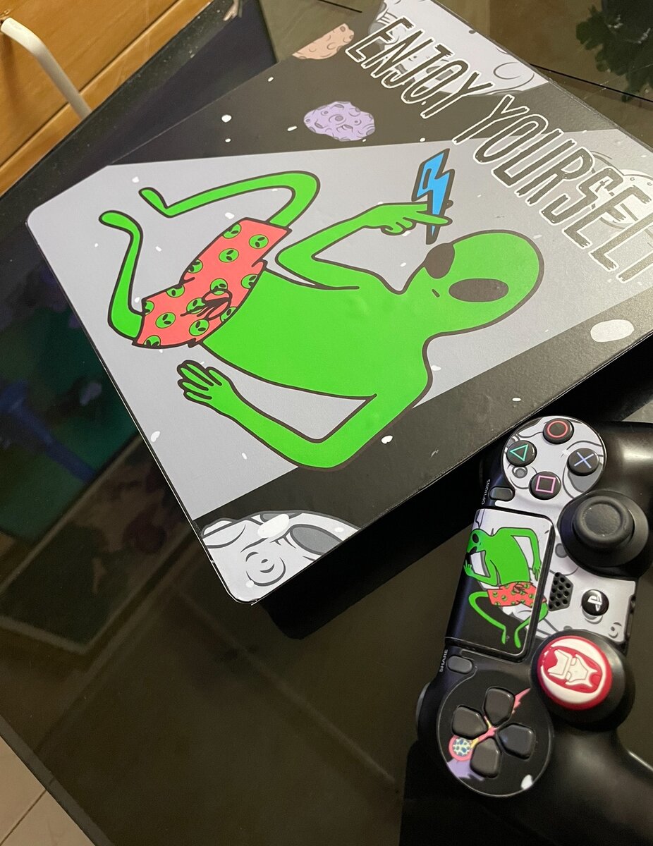 Console de jeu motif