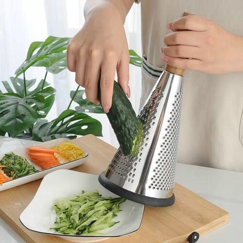 Râpes à légumes coniques en inox