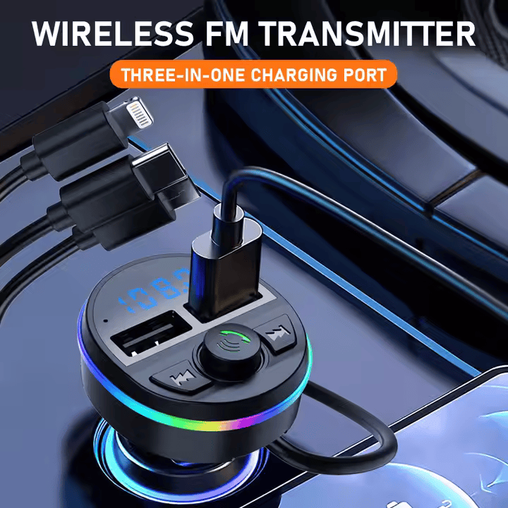 Wireless FM Transmitter Charger