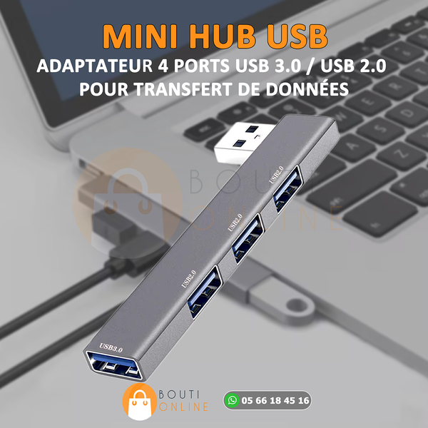 4-Port USB 3.0 Mini Hub