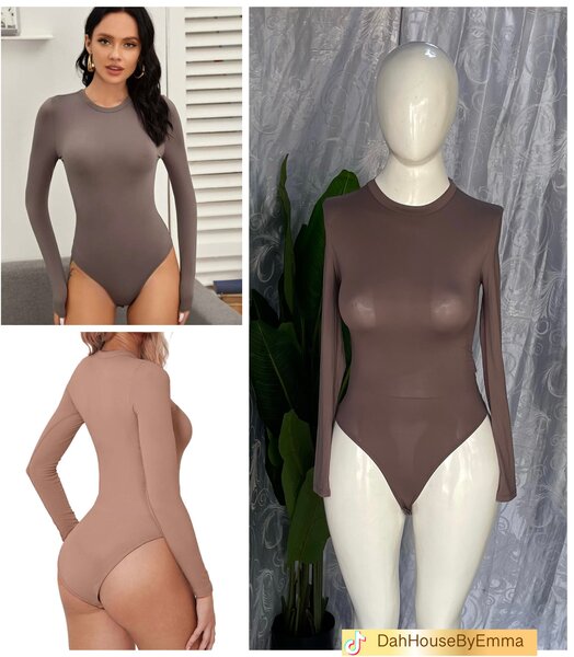 Body à manches longues élégant