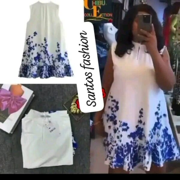 Robe d'été fleurie sans manches