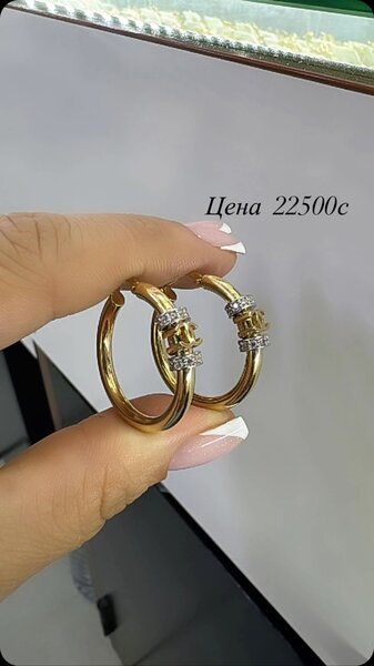 Стильное кольцо золотое